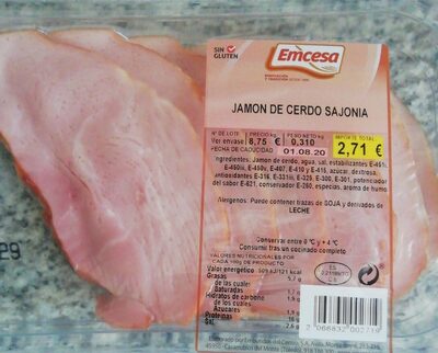 Jamón de cerdo Sajonia