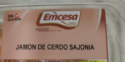 Jamón de Sajonia front packaging