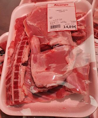 Cordero lechal cuartos