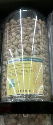 Pistaches grillées salées