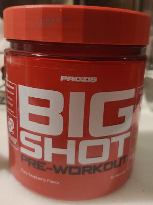 Big Shot Pre-Workout Fiery Raspberry Flavor