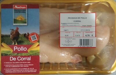 Pollo de corral front packaging