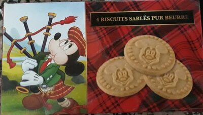 Biscuits sablés pur beurre front packaging