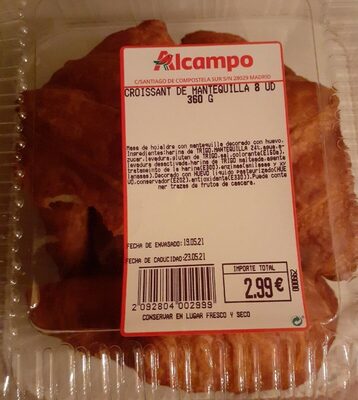 Croissant de mantequilla