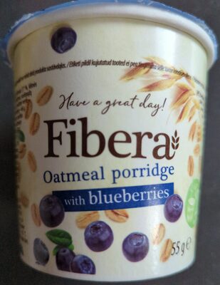 Instant oatmeal front packaging