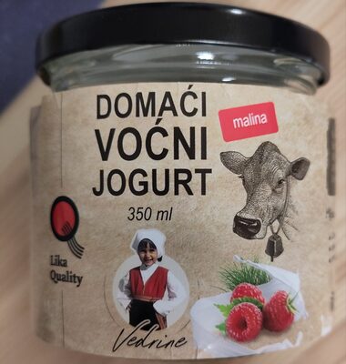 domaći voćni jogurt malina