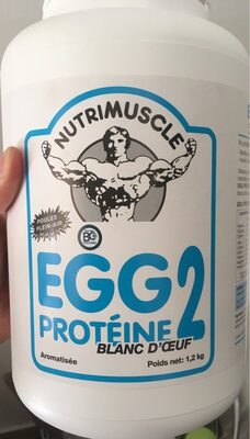Egg protein nutrimuscle front packaging