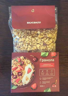 Гранола "Карамельная с клубникой и вишней"