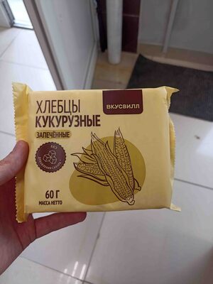 Хлебцы хрустящие кукурузные front packaging