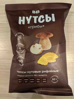Чипсы нутовые "Нутсы" со вкусом "Грибы"