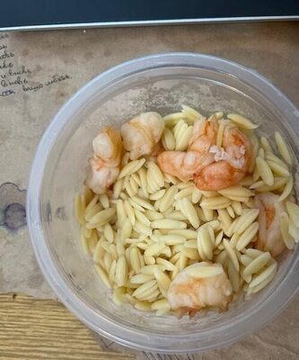 Орзо с креветками