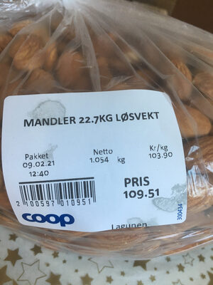Mandler løsvekt front packaging
