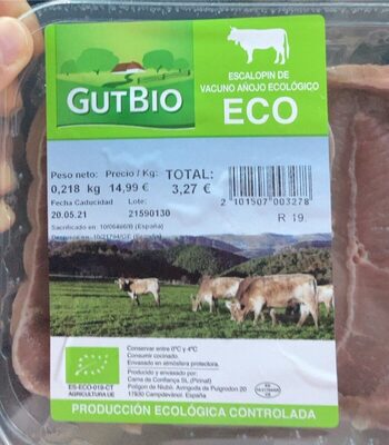 Escalope Vacuno añojo ecológico