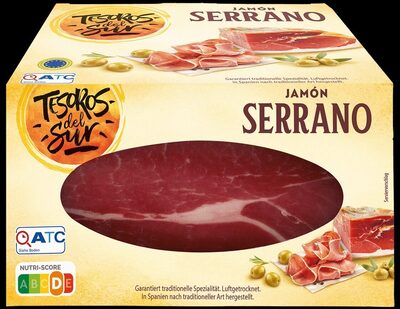 ALDI TESOROS DEL SUR Jamón Serrano Aus Spanien; luftgetrocknet; ohne Schwarte; verschiedene Gewichte 1kg16.99€ALDI TESOROS DEL SUR Jamón Serrano Aus Spanien; luftgetrocknet; ohne Schwarte; verschiedene Gewichte 1kg 16.99€