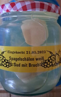 Spargelschälen weiß Sud