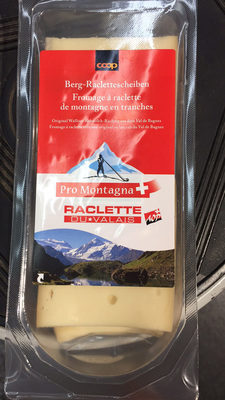 Fromage à raclette de montagne en tranches Pro Montagna