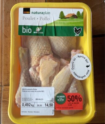 Bio Pouletteile Platte