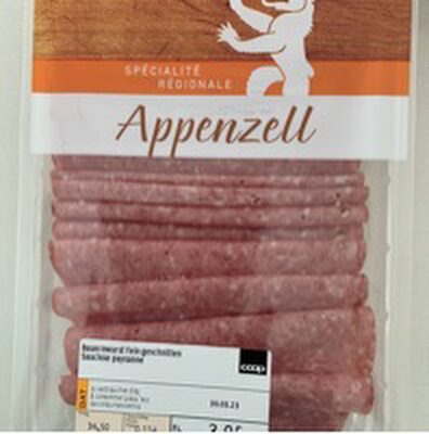 Bauernwurst fein geschnitten front packaging