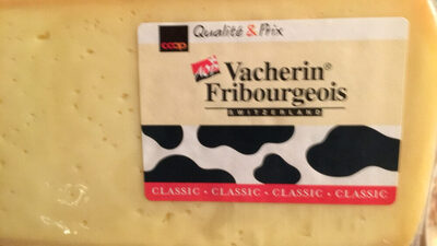 Qualité & Prix Vacherin Fribourgeois front packaging