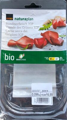 Viande des grisons IGP front packaging