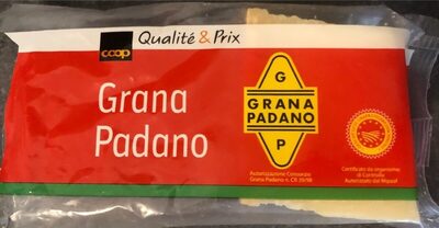 Grana Padano front packaging