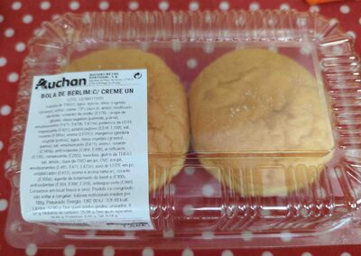 Bola de Berlim:c/ Creme un