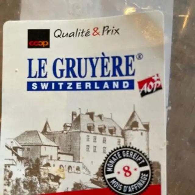 Gruyère front packaging