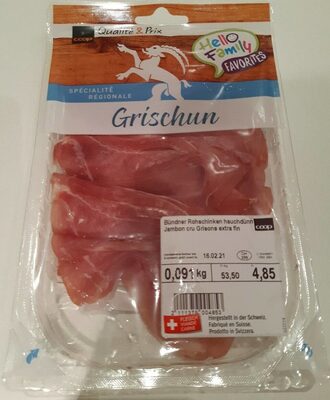 Jambon cru Grisons extra fin