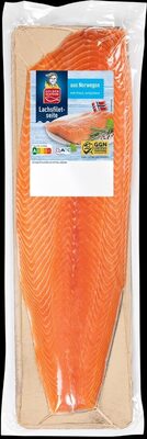 Lachsfiletseite Mit Haut