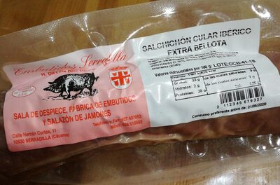 Salchichón cular ibérico extra de bellota