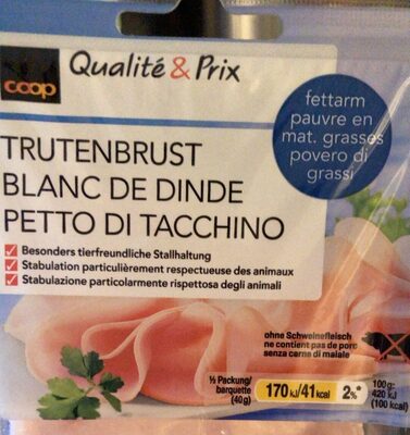 Blanc de dinde pauvre en matière grasse