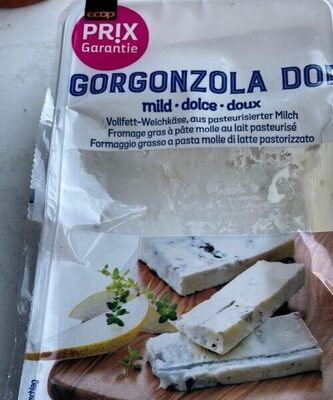 Gorgonzola dop front packaging