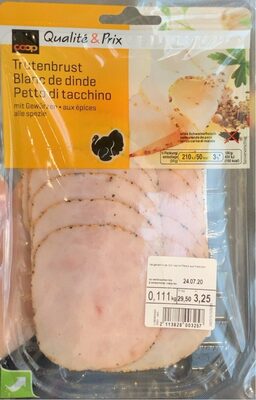 Blanc de dinde aux épices