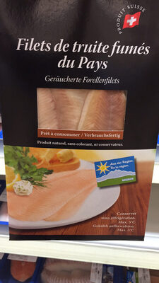 From the region smoked trout fillets from the country