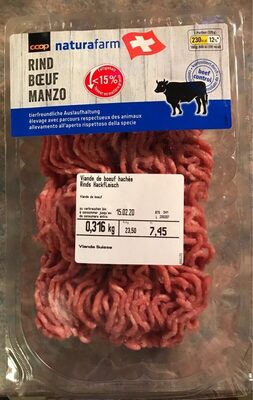 Viande de boeuf hachée