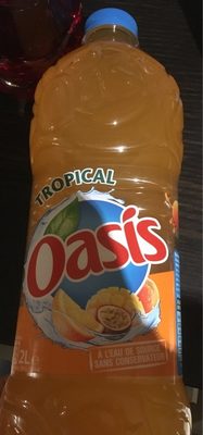 Oasis tropical front packaging