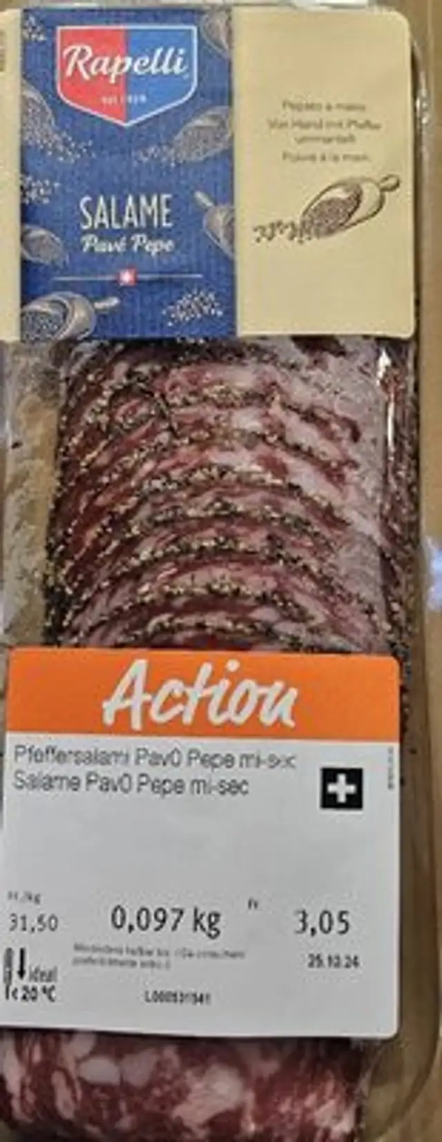Pfeffersalami front packaging