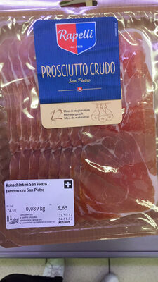 Proscuitto crudo San Pietro Ro