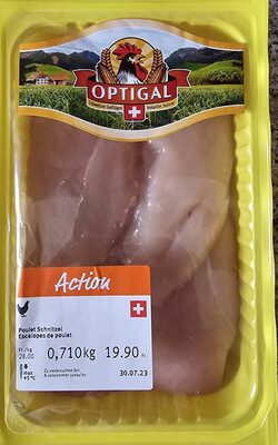 Poulet Schnitzel front packaging