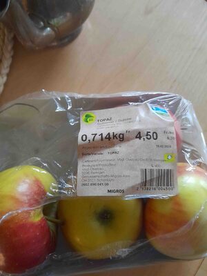 Apfel Topaz front packaging