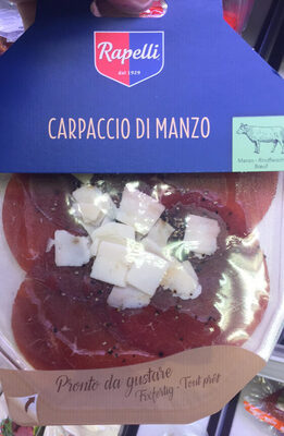 Carpaccio di manzo Rapelli