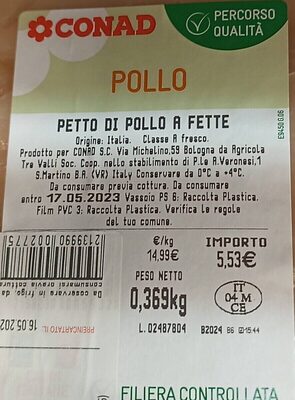 Petto di pollo a fette