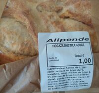 Hogaza rústica 400 gr.