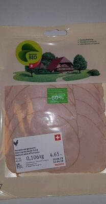 Poitrine de poulet fumé