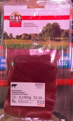 Viande des Grisons front packaging