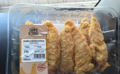 Solomillo crujiente de pollo