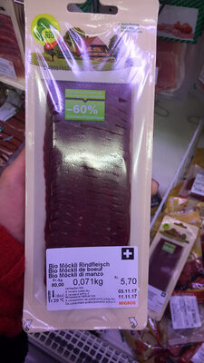 Bio Möckli de boeuf