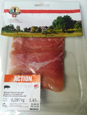 Jambon cru du Valais IGP