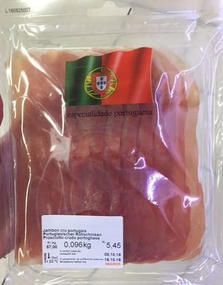 Jambon Cru Portugais front packaging