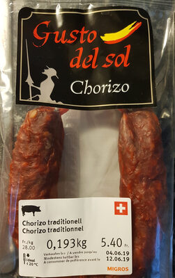 Chorizo traditionnel